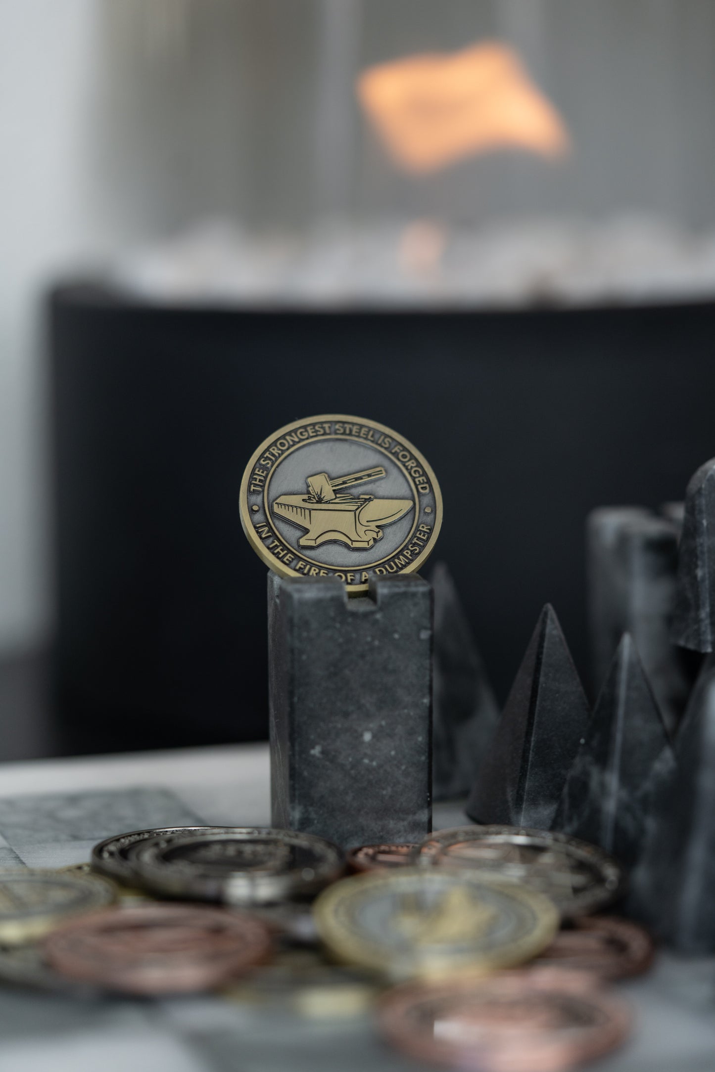 Dumpster Fire Challenge Coin